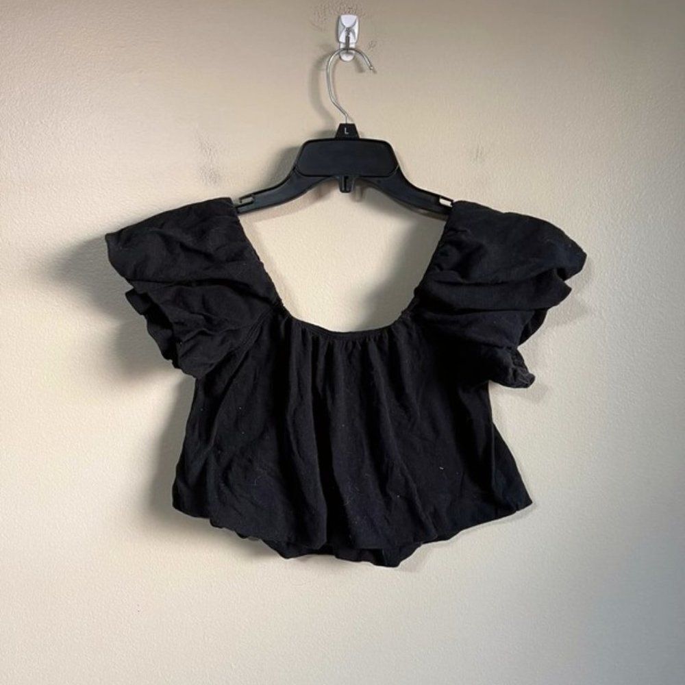 We the free by Free People XS black crop top - Picture 4 of 4